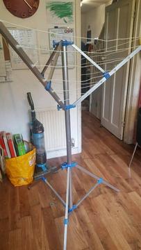 Travel rotary washing line indoor outdoor