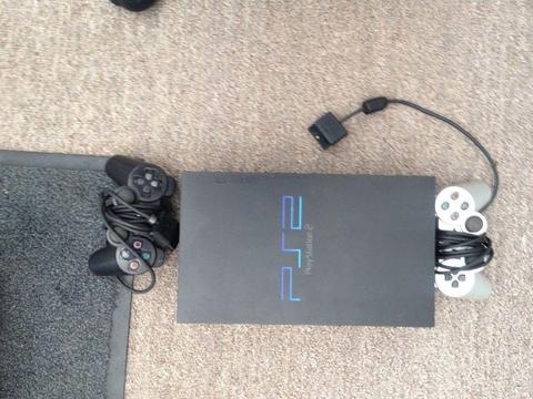 PS2 with two controllers