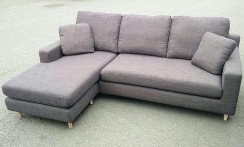 Free delivery today/Brand New DWELL Corner sofa L or R side / RRP999