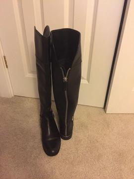 Size 37 Over the knee, leather designer boots - Coach