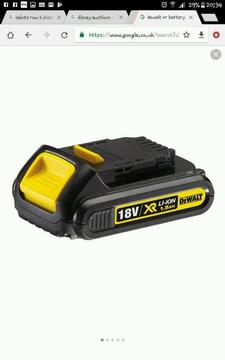 DEWALT XR 2 BATTERY AND CHARGER WORKS PERFECTLY