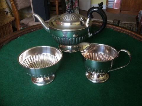 Antique E H Parkin 3 piece Tea Set