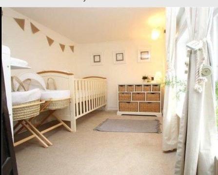 Twin cot beds