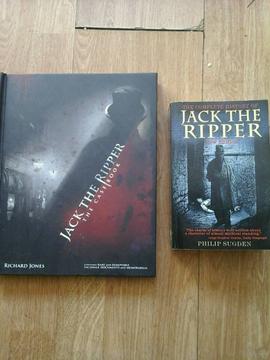 Books ( jack the rippper case book and new edition book ) cheap