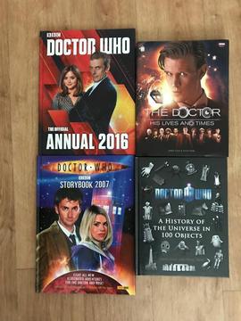 Doctor who books bundle 4 x books