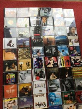 Over 90+ CD collection bundle Cds including Robbie Coldplay Ed Sheerin Killers George Michael etc