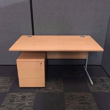 Office desk clearance of desks and pedestals