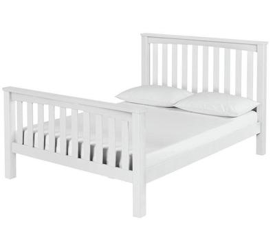 Maximus White Bed Frame - Small Double