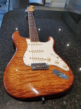 Fender USA Select Stratocaster, Exotic AAA Flame Maple ,Rosewood fretboard Strat