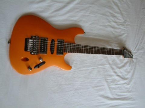 Ibanez Saber series S470 DX electric guitar - Korea - '03 - Flat Orange Flare