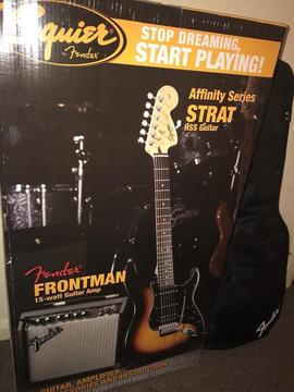 Reduced!!! Squier affinity series starter guitar starter kit