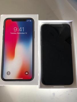 iPhone X 256gb Unlocked space grey like new Unlocked