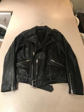 Allsaints leather jacket large NEW