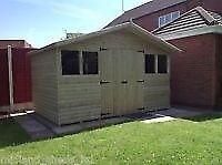 SHED WANTED 14 x 8 built from scratch or delivered in kit form