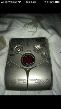 Zoom guitar effects pedal