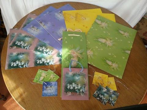 New Flame Tree Publishing Fairy Wrapping Paper, Tags & Gift Bags