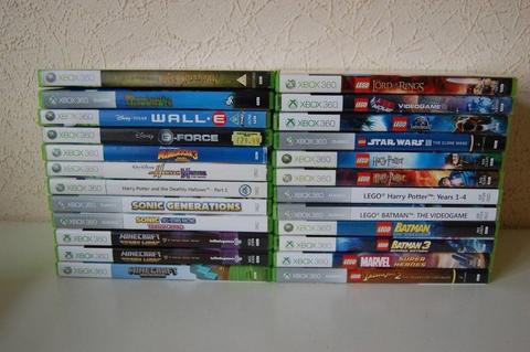 Xbox 360 Kids Games - LEGO, Disney, Minecraft, Sonic, etc