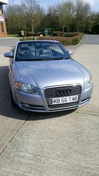AUDI A4 CONVERTIBLE S-LINE WITH A NEW MOT,FSH & A NEW ROOF MOTOR