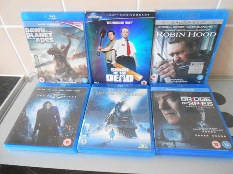 BLU-RAYS X6 - £5 FOR ALL