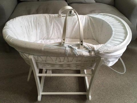 John Lewis Moses basket with stand