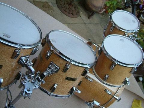Cannon Bird's Eye maple drum shell pack - Top-of-the-range - 1990s