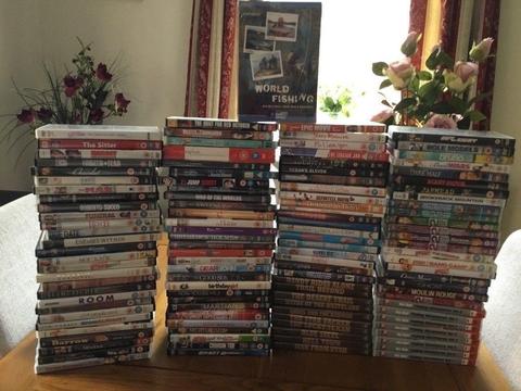 Over 120 DVDs all good condition