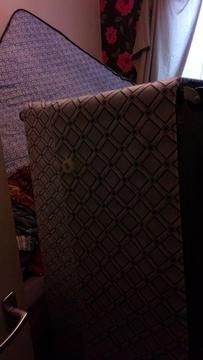 Free double divan and mattress