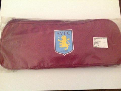 Shoe bag, gym bag,wallet Aston Villa logo