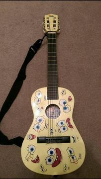 *** Sponge Bob 3/4 Kids Acoustic Guitar ****