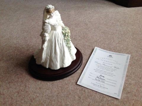 Coalport Diana Princess of Wales Wedding figurine - limited edition