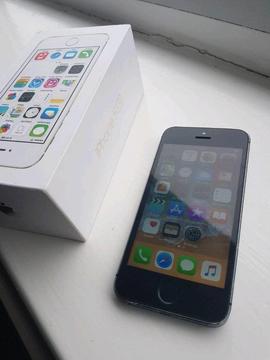 APPLE IPHONE 5S BLACK AND MINT WITH BOX ON EE, T-MOBILE AND ORANGE NETWORK 16GB