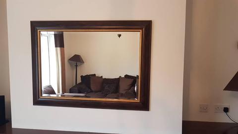 Brown mirror