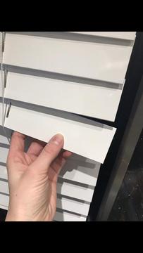 Wooden blinds white gloss 50mm new