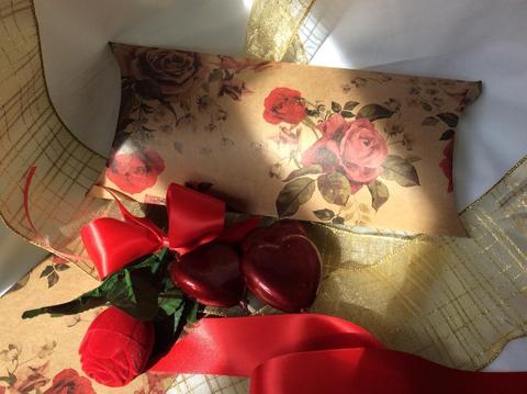 The Secret Rose, presented in a vintage pillow box