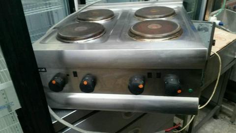 Commercial Electric cooker/ 4 ring electric hob