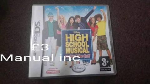 High school musical ds game