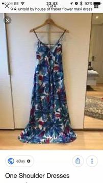 Untold Designer dress from House of Fraser size 12 great condition