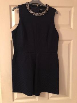 Navy playsuit from Oasis. Size 14. Worn once
