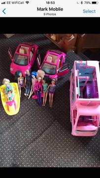 Doll house barbie bundle swap for double bed