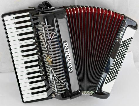 Guerrini Oxford IV Musette - 96 Bass - 4 Voice Accordion with Full Magnetic MIDI