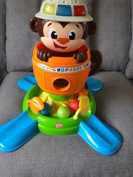 Bright starts hide and spin monkey baby toy