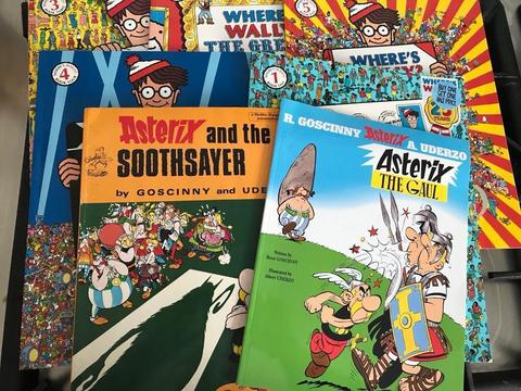 Where’s walley & Asterix paperbacks