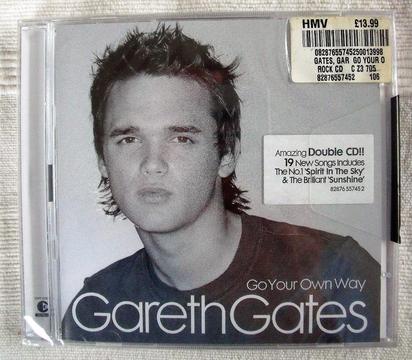 NEW & in sealed cellophane packaging GO YOUR OWN WAY Gareth Gates double CD. Can post. £2