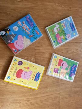 Four Peppa Pig DVDs