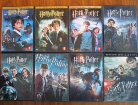 Harry potter dvds (all 8 films)