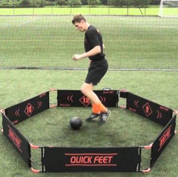 Quick feet football training equipment. Help improve touch vision speed confidence