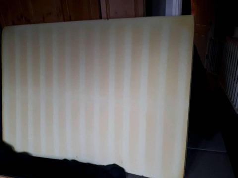 Double size memory foam mattress defects