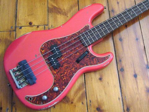 Classic Vibe 60s Precision Bass guitar fiesta red for sale
