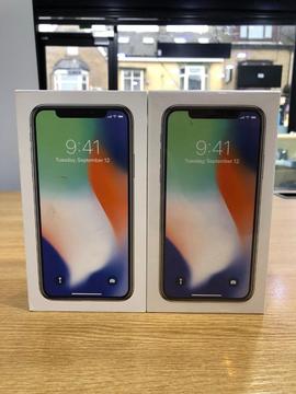 IPhone X 64gb brandnew silver Work any sim unlock
