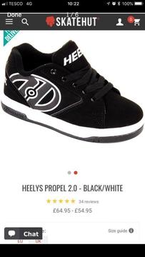 Hellys jungen propel 2.0 skate shoes size 7